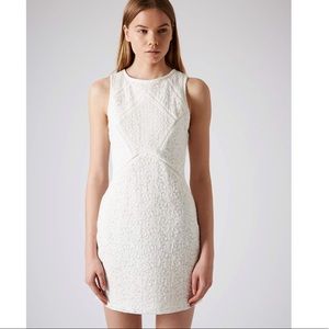 Topshop petit white dress!